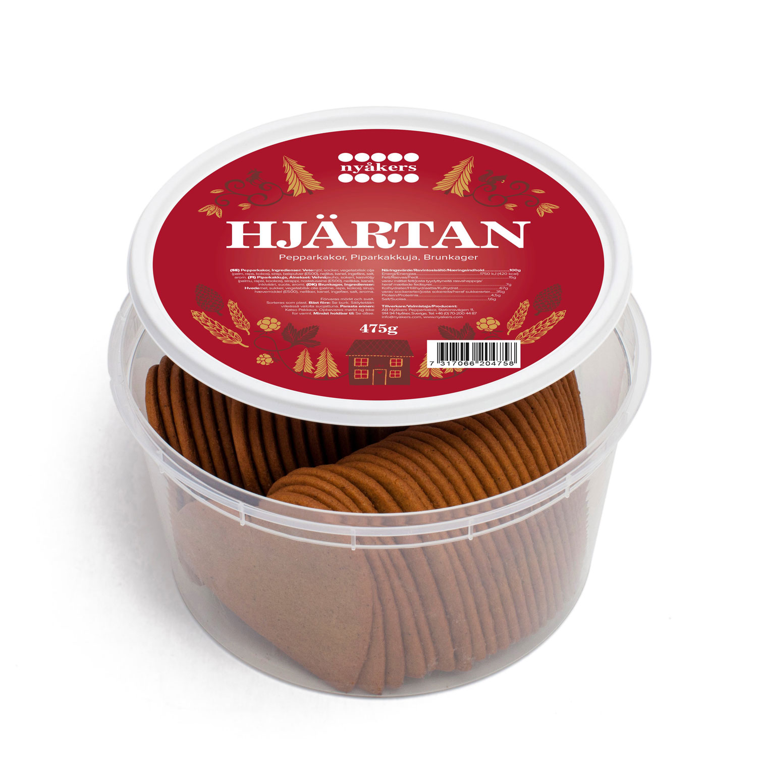 Nyåkers Pfefferkuchen-Herzen