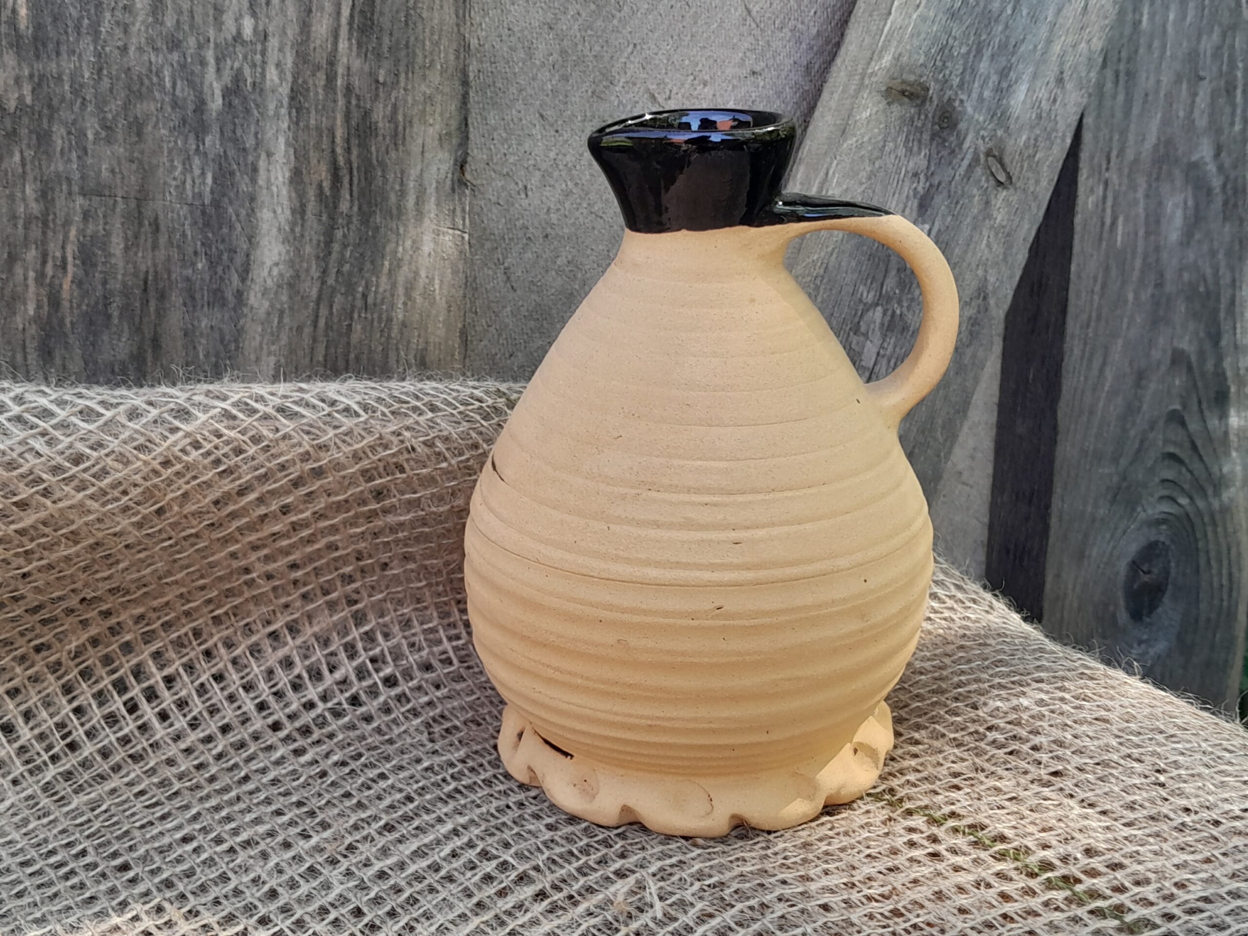 Sahne- und Milchkanne aus Keramik – Bild 2