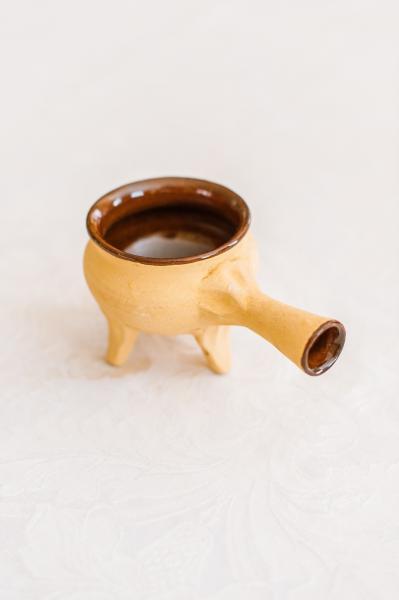 Suppenschale 3-füßig aus Keramik – Bild 2