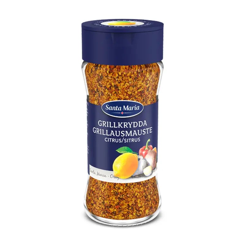 Santa Maria Grillkrydda Citrus 87g im Glas mit Streudosierer