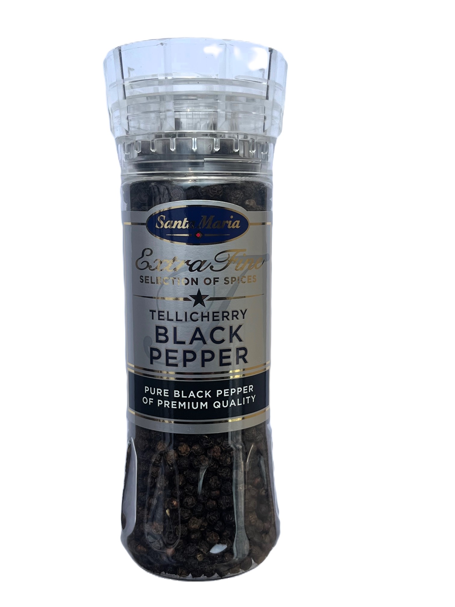 Santa Maria Schwarzer Pfeffer Premium Gewürzmühle 210g