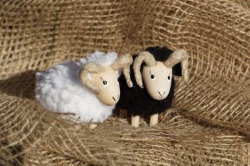 Schafböckchen, handgefertigt