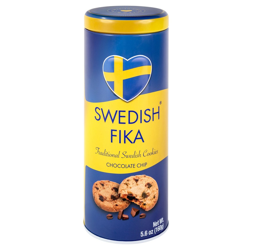 Swedish Fika, 250g. Traditionelle Cookies mit Schokoladenstückchen für eine schwedische Kaffeepause