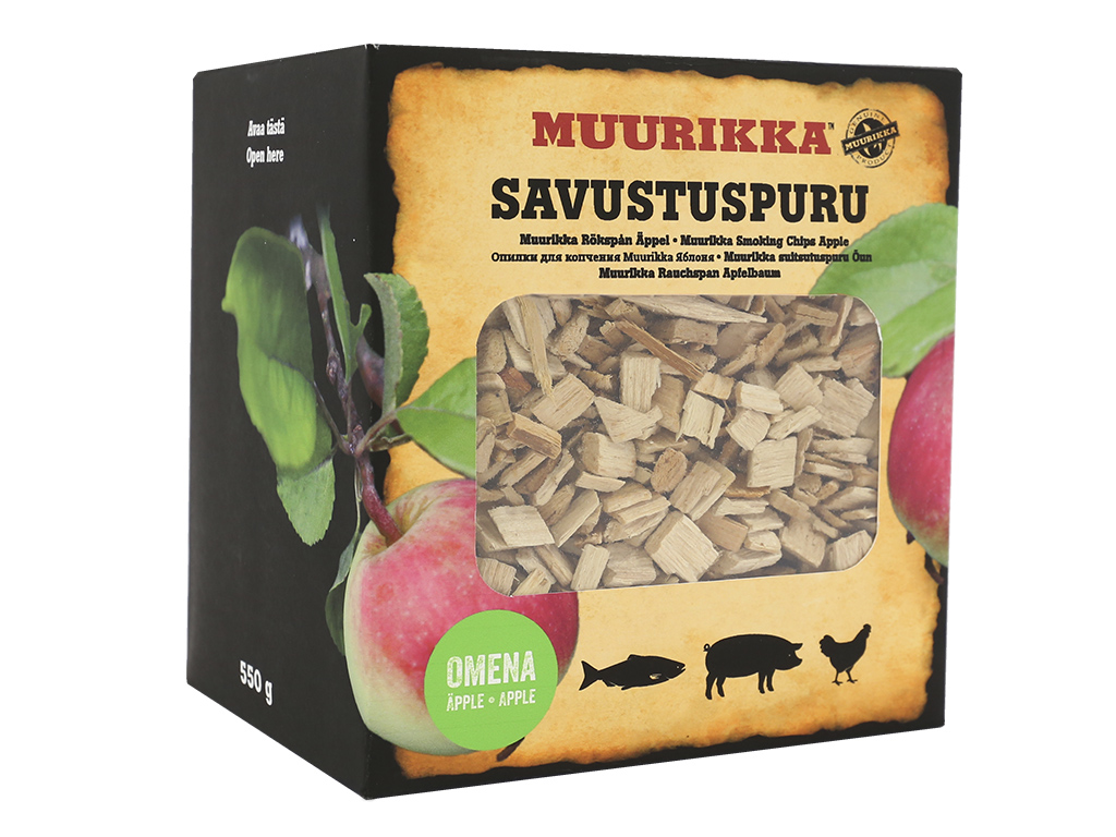 Muurikka - Grobe Räucherspäne Apfel 550g