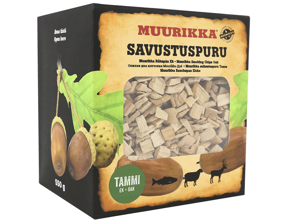 Muurikka- Grobe Räucherspäne Eiche 550g