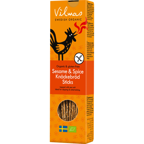 Vilmas Sesame & Spice Knäckebrotsticks 120g