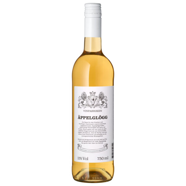 Vinfabriken Apfelglögg mit und ohne Alkohol , Glasflasche 750ml