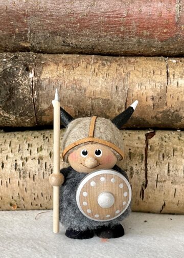 Wikingerjunge mit Schild & Speer