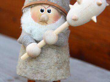 Wikingermann mit Keule