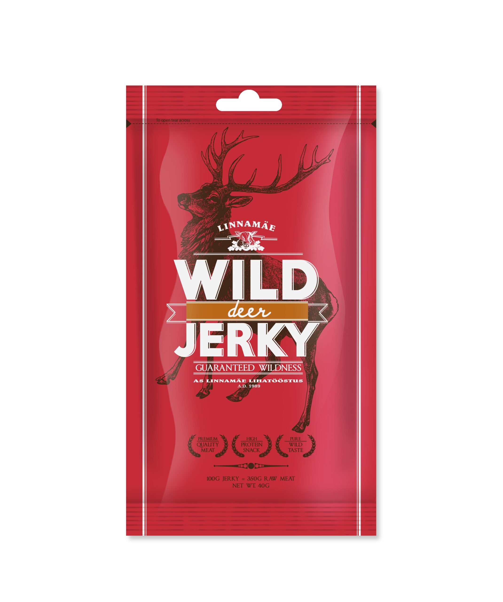 Trockenfleisch vom Hirsch - Wild Deer Jerky