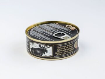 Elchfleisch in der Dose