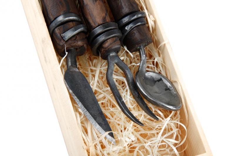 Mittelalterliches Besteck 3-teilig – Bild 2