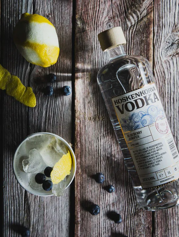 Koskenkorva Vodka Blueberry Juniper 37,5 % Vol.