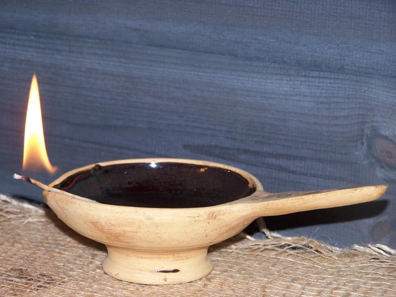 Öllampenschale aus Keramik – Bild 3