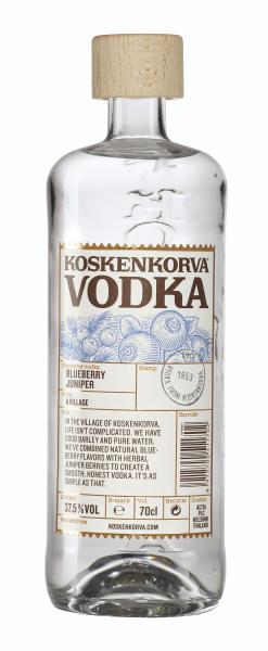 Koskenkorva Vodka Blueberry Juniper 37,5 % Vol. – Bild 2
