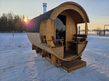 Arctic Alex Standard Saunafass ohne Fenster