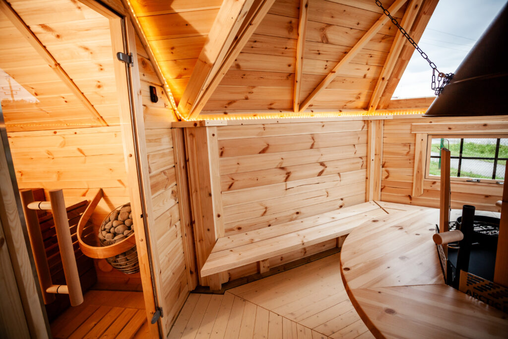 Innenbereich der Grillkota