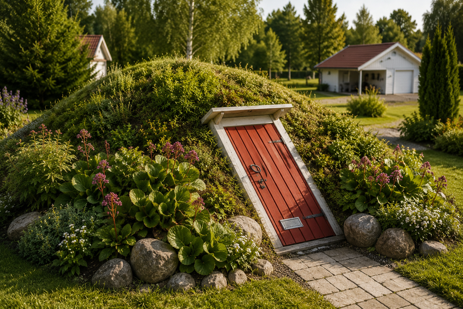 Schwedische Erdkeller aus GFK für Generationen gebaut.