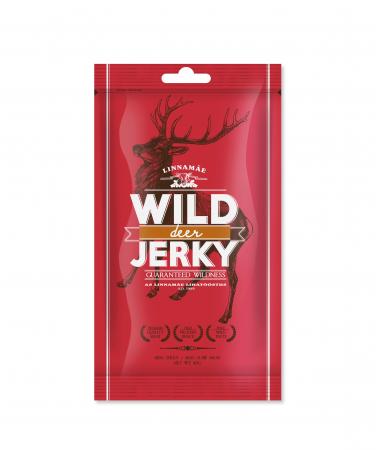 Linnamäe Wild Jerky Deer 40g – Getrocknetes Hirschfleisch