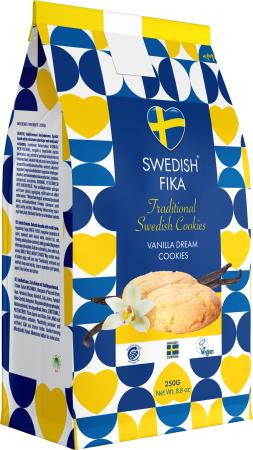 Swedish Fika Traditional Cookies Vaniljdrömmar 250g